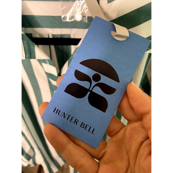 Hunter Bell Miles Stripe Shirt size S small - Picture 4 of 8